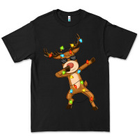 Black dabbing deer Premium Tee - Zillion Design Studio