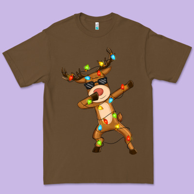 Dabbing Deer Premium Tee Designed By Zillion Design Studio