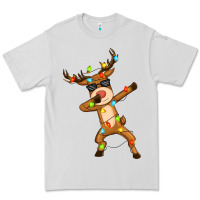 Dove Grey dabbing deer Premium Tee - Zillion Design Studio