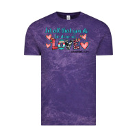 Cloud Purple let all that you do be done in love Vintage Tee - JahusDesignShop