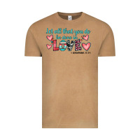 Vintage Camel let all that you do be done in love Vintage Tee - JahusDesignShop