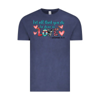 Vintage Denim let all that you do be done in love Vintage Tee - JahusDesignShop