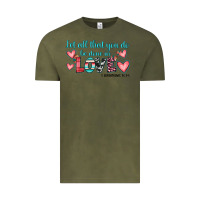 Vintage Olive let all that you do be done in love Vintage Tee - JahusDesignShop