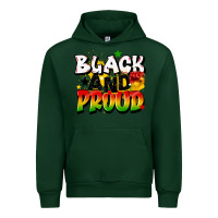 Forest Green black and proud Urban Hoodie - CowGirlArtShop