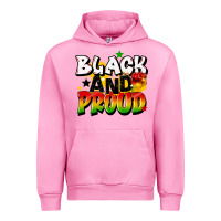 Fuchsia Pink black and proud Urban Hoodie - CowGirlArtShop