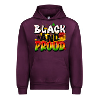 Mauve Wine black and proud Urban Hoodie - CowGirlArtShop