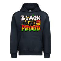 Navy black and proud Urban Hoodie - CowGirlArtShop