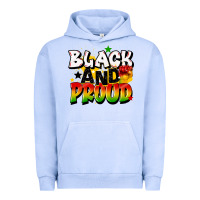 Pigment Grape Ice black and proud Urban Hoodie - CowGirlArtShop