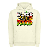Pigment Pistachio black and proud Urban Hoodie - CowGirlArtShop