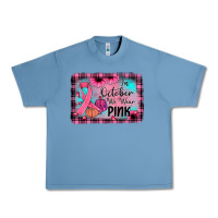 Pebble Blue in october we wear pink Urban Heavy Tee - JahusDesignShop