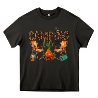 Asphalt camping life Heavy Core Tee - texasbilliewilder