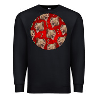 Black christmas pig Premium Sweatshirt - LillyAllenDesigns