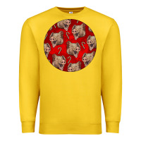 Lemon christmas pig Premium Sweatshirt - LillyAllenDesigns