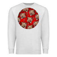 Oatmeal Heather christmas pig Premium Sweatshirt - LillyAllenDesigns