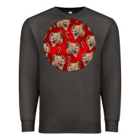 Smoke christmas pig Premium Sweatshirt - LillyAllenDesigns