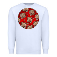 White christmas pig Premium Sweatshirt - LillyAllenDesigns