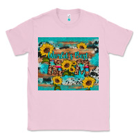 Bubblegum Pink world's best mom sunflower leopard cowhide Classic Tee - Artiststas