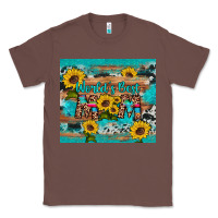 Chestnut world's best mom sunflower leopard cowhide Classic Tee - Artiststas