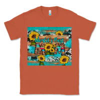 Copper world's best mom sunflower leopard cowhide Classic Tee - Artiststas