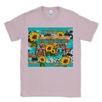 Lilac world's best mom sunflower leopard cowhide Classic Tee - Artiststas