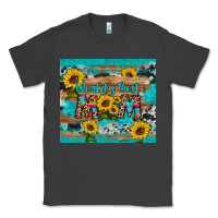 Smoke world's best mom sunflower leopard cowhide Classic Tee - Artiststas
