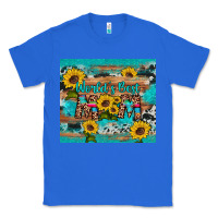 True Royal world's best mom sunflower leopard cowhide Classic Tee - Artiststas