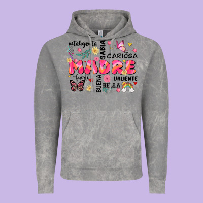Ella Es Mama Vintage Hoodie Designed By Jahusdesignshop