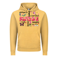 Vintage Mustard ella es mama Vintage Hoodie - JahusDesignShop