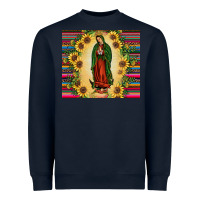 Navy our lady of guadalupe Heavyweight Sweatshirt - JahusDesignShop