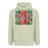 Matcha floral mama Heavyweight Hoodie - LillyAllenDesigns