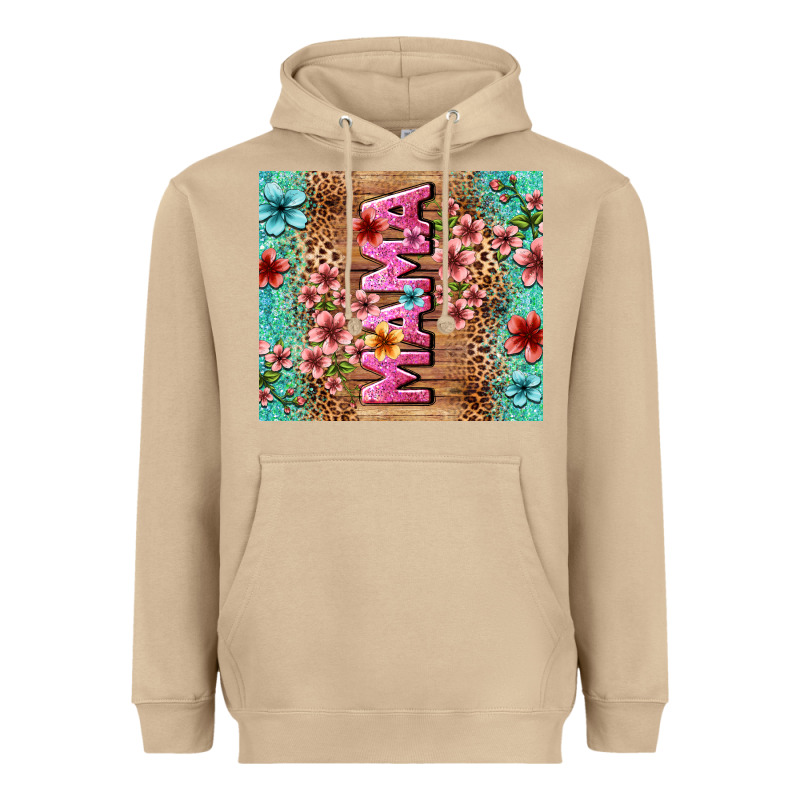 Floral Mama Heavyweight Hoodie by LillyAllenDesigns | Teevron