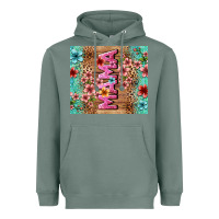 Sage floral mama Heavyweight Hoodie - LillyAllenDesigns