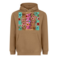 Toasted Coconut floral mama Heavyweight Hoodie - LillyAllenDesigns