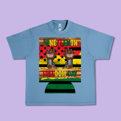 Juneteenth Freedom Day 12 Oz Can Cooler (regular) 2 Urban Heavy Tee Designed By Artiststas