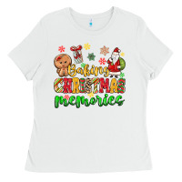 White baking christmas memories Ladies Tee - MaliasSmallBusiness