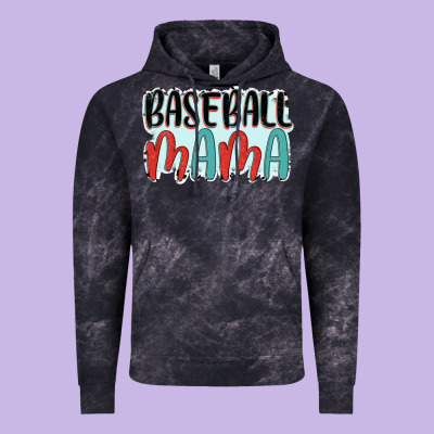 Baseball Mama Vintage Hoodie Designed By Jahusdesignshop