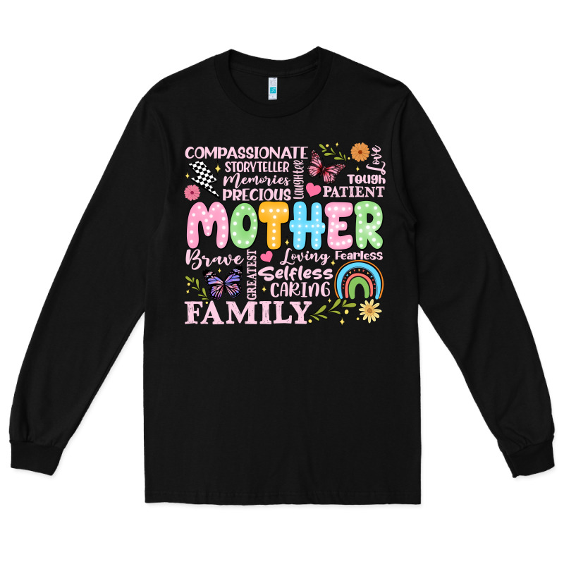 Retro Mother Long Sleeve Tee by JahusDesignShop | Teevron