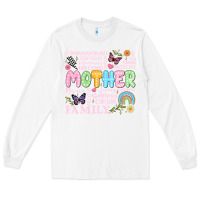 White retro mother Long Sleeve Tee - JahusDesignShop