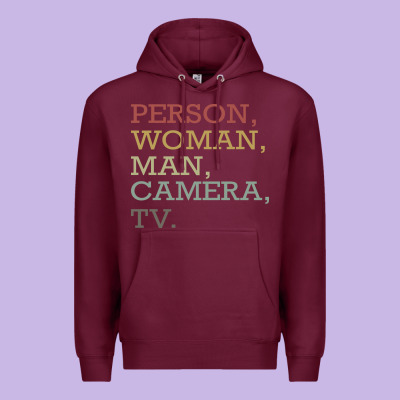 Person Woman Man Camera Tv Premium Hoodie Designed By Bettercallsaul
