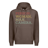 Coffee Person Woman Man Camera Tv Premium Hoodie - Bettercallsaul