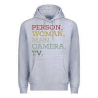 Heather Grey Person Woman Man Camera Tv Premium Hoodie - Bettercallsaul