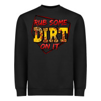 Black rub some dirt on it softball Heavyweight Sweatshirt - Jasminsmagicworld