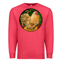 Cardinal cochin rooster christmas Premium Sweatshirt - LillyAllenDesigns