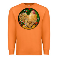 Carrot cochin rooster christmas Premium Sweatshirt - LillyAllenDesigns