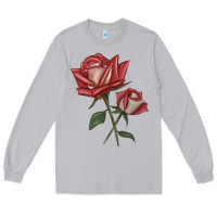 Moon Dust love rose grandiflora rose Long Sleeve Tee - LillyAllenDesigns