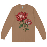 Toasted Coconut love rose grandiflora rose Long Sleeve Tee - LillyAllenDesigns