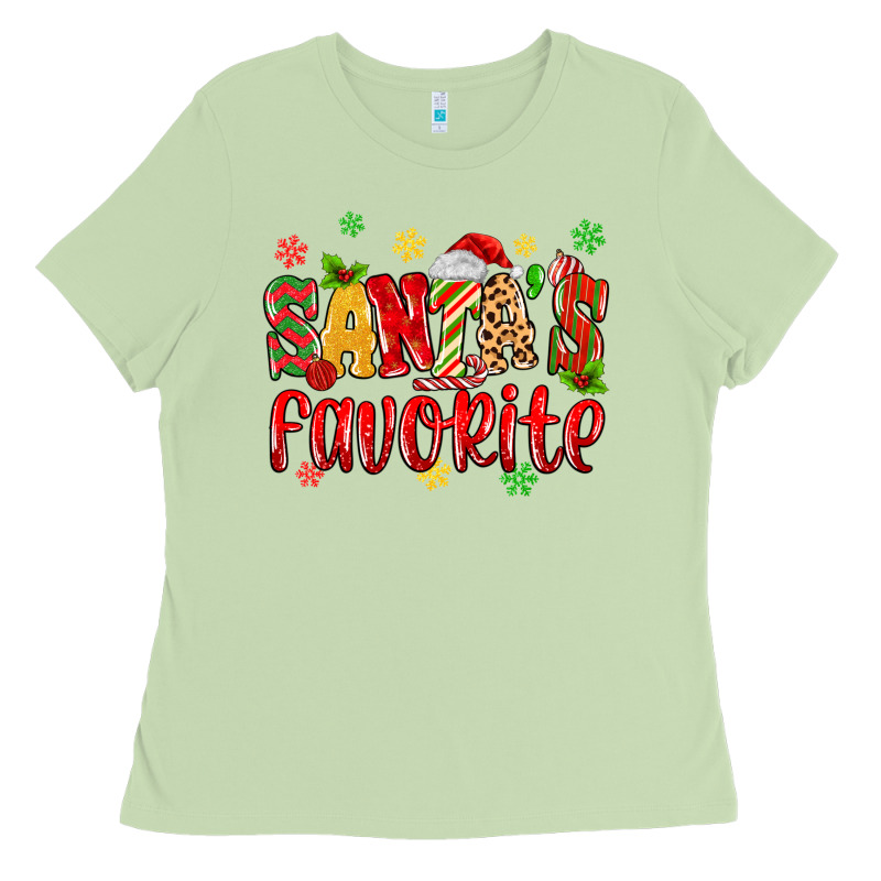 Santa's Favorite Ladies Tee by MaliasSmallBusiness | Teevron