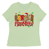Matcha santa's favorite Ladies Tee - MaliasSmallBusiness
