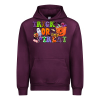 Mauve Wine trick or treat Urban Hoodie - CowGirlArtShop