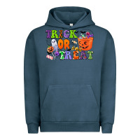 Pigment Midnight Navy trick or treat Urban Hoodie - CowGirlArtShop